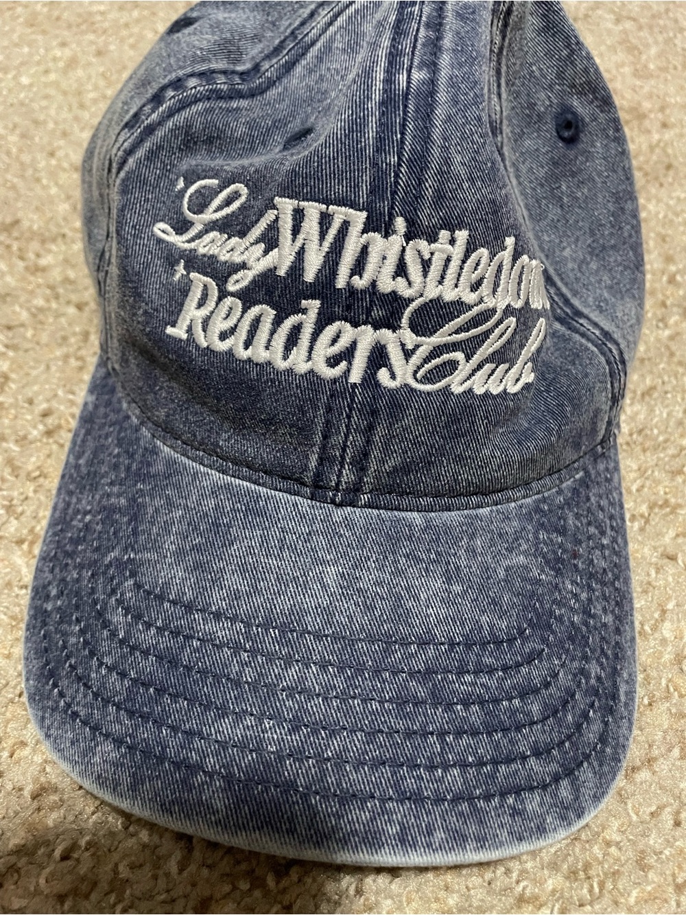 BRIDGERTON - official Netflix Denim Cap - Lady Whistledown Readers Club 👑🐝